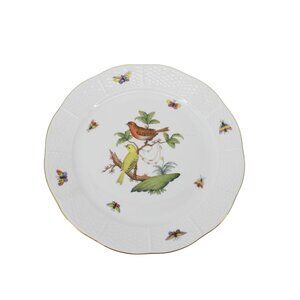 Herend Rothchild Bird Dinner Plate 10" NEVER USED 94167